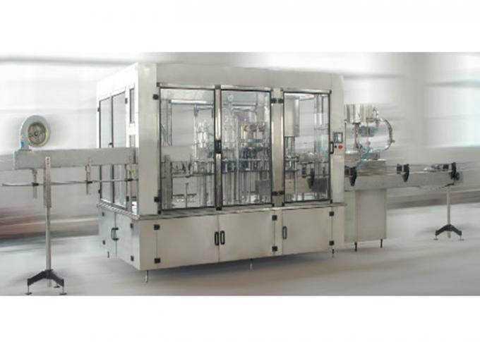 AC380V Touch Screen Bottled Water Filling Line Used For Plastic Screw Cap