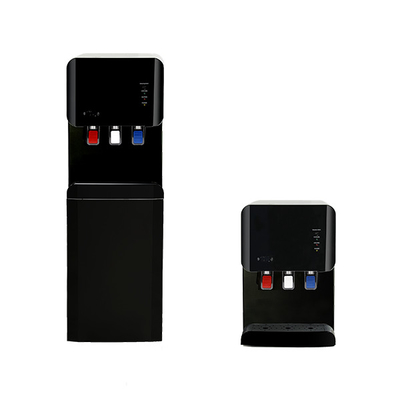 Plumbed in POU water dispenser 105TG / 105LG All Black Luxury model with Cup push tap