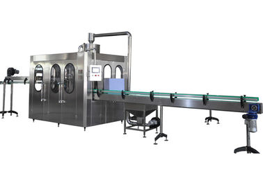 Stainless Steel Bottled Water Filling Line With Bottle Rinsing System / Bottle Capping System