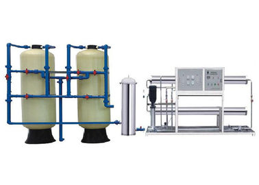 5000LPH RO Water Treatment Equipment , 2 Stage RO Water Purifier With FRP Tanks