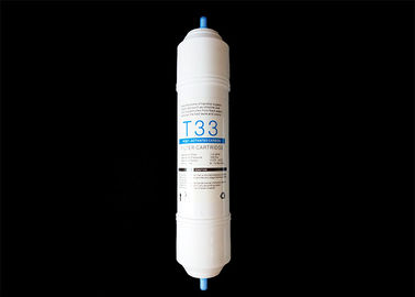 Polypropylene Water Purifier And Dispenser , T33 Post Active Carbon Filter 11 Inch
