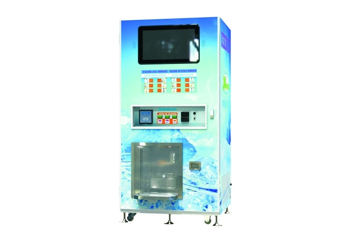 High Efficient Ice Vending Machine , Ice Cube Vending Machine With One