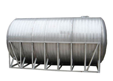 Horizontal Water Storage Tanks With Cylinder Shape Welding Assmebling