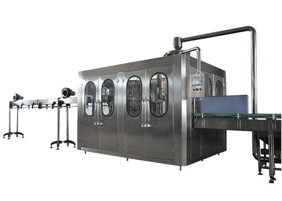 PLC Control Bottled Water Filling Line With Automatic Cap Lifting System